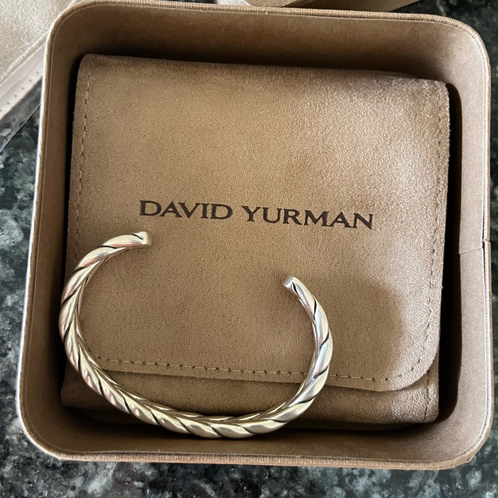 David Yurman Chevron Cuff Bracelet (Men) BRAND NEW